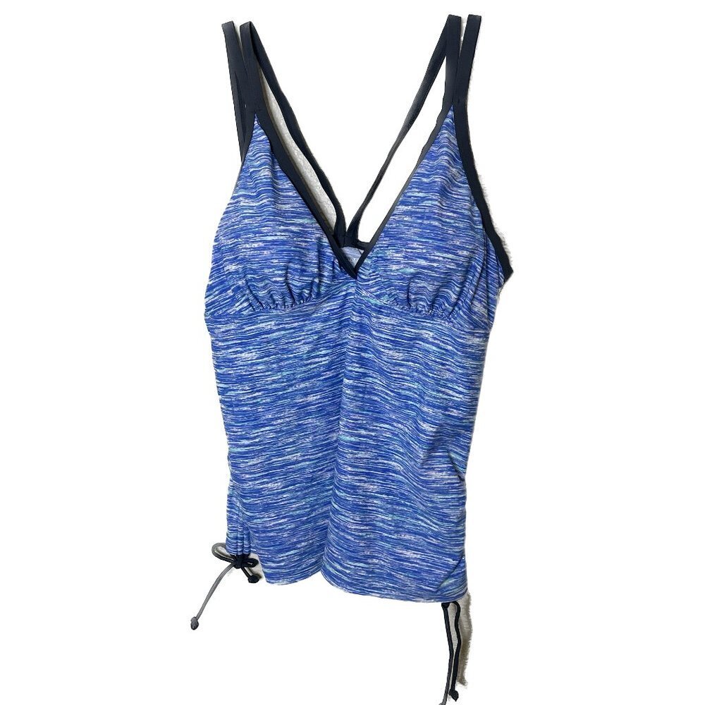Like New Free Country Swim Top in Blue Beach Women’s Size XXL 18